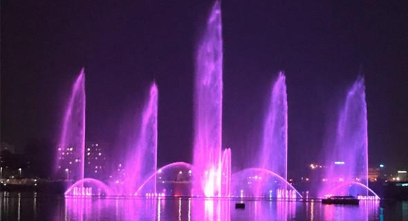 南亚最大音乐喷泉—孟加拉独立日暨孟历新年音乐喷泉