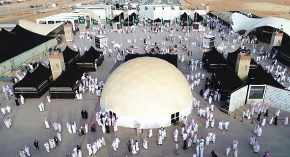 沙特国际骆驼节360度苍穹投影