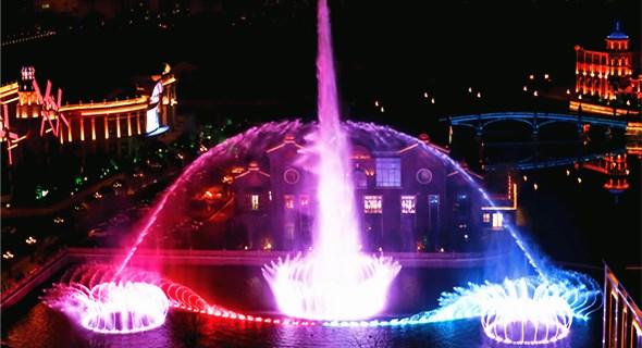 海澜集团马儿岛酒店音乐喷泉